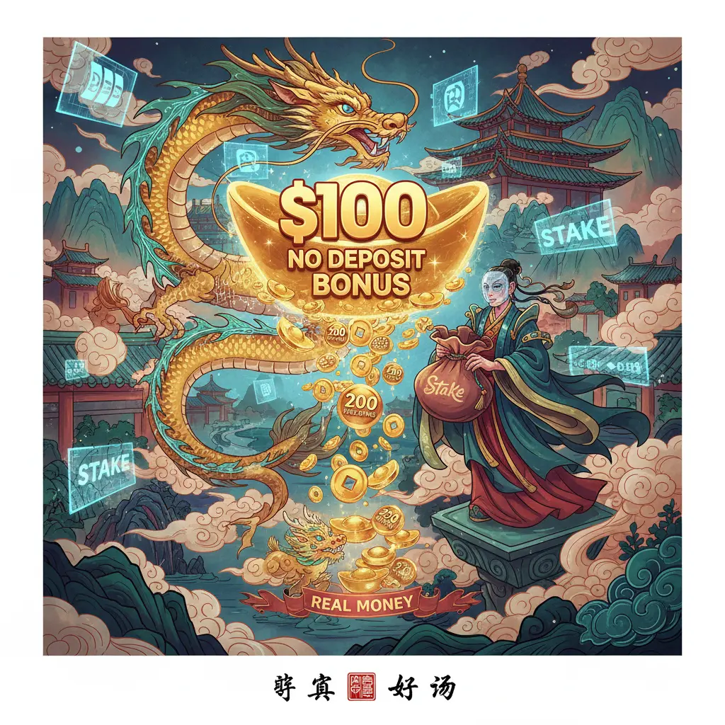 $100 no deposit bonus 200 free spins real money - Stake