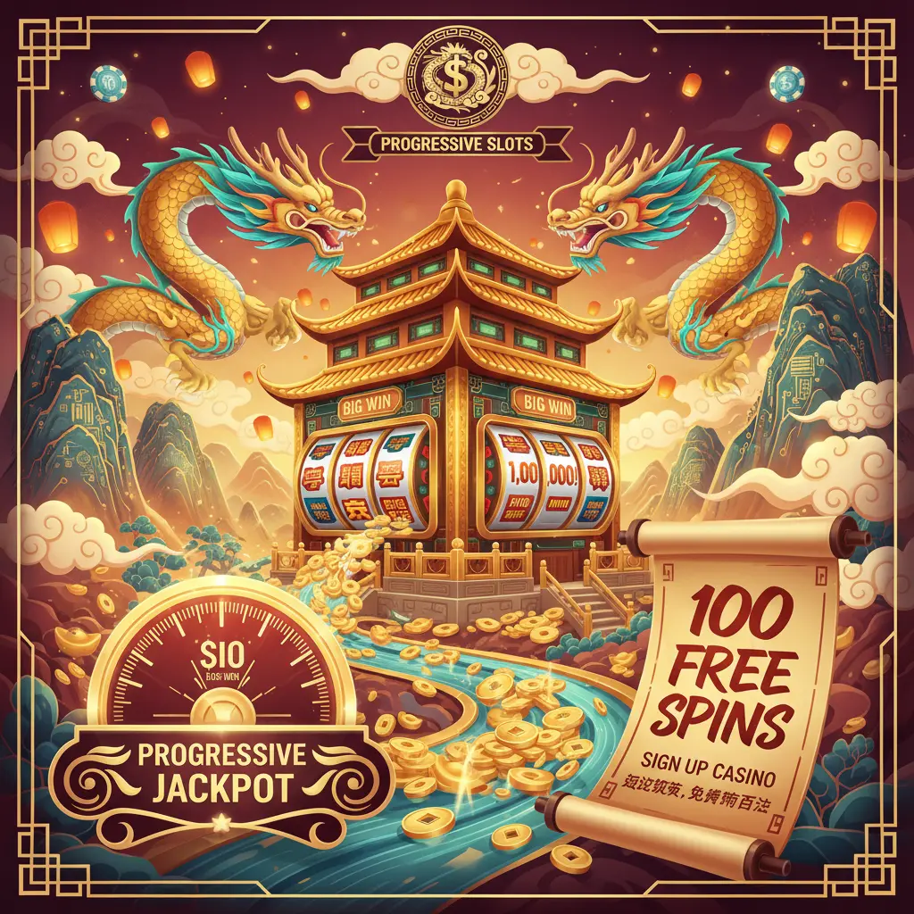 100 free spins with sign up casino - Progressive