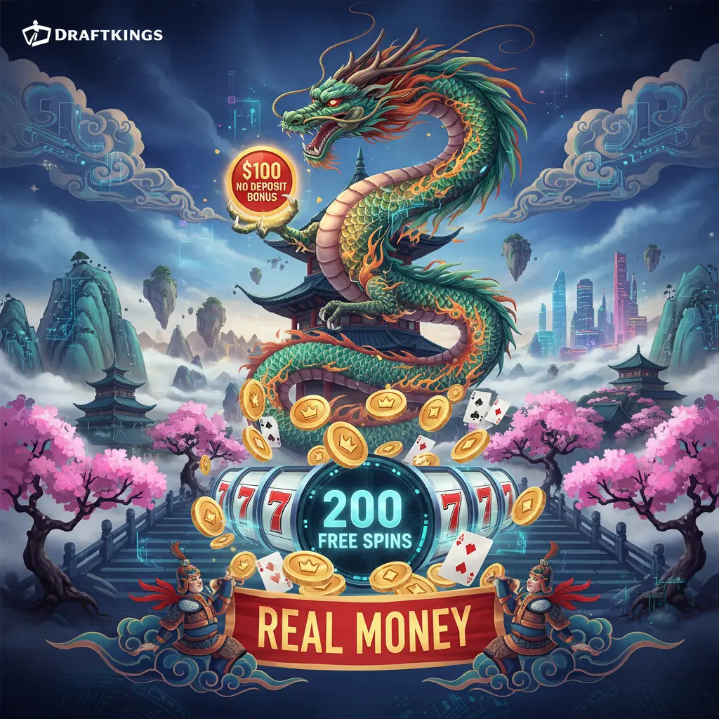 $100 no deposit bonus 200 free spins real money - DraftKings